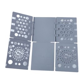 TopHomer t Shirt Folder Clothes Folding Board Plastic Laundry Folder Home Storage Tool for Adults and Children 11.42 * 8.66 * 1.96 inches (Grey)
