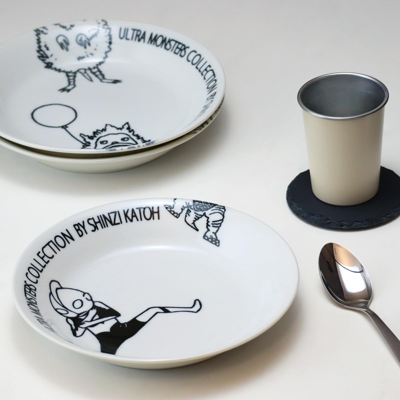 Ogura Toki Ultra Monsters Collection Lightweight Curry Plate, Set of