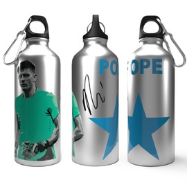 Partisan Newcastle Bottle Pope 2-Lid Aluminium 600ml Silver