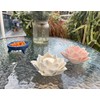 Ceramic Lotus Petals Style Flower Candle Holder Tea Lights Holder
