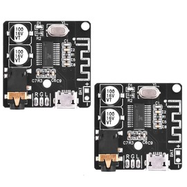 Heemol 2 Stück VHM-314 Bluetooth Receiver Board 3.7-5V 5.0 MP3 Verlustfreie Decoder Board Wireless Stereo Music Module