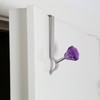 Premier Housewares 509777 Diamante Over Door Hook - Purple H12