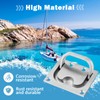 316 Stainless Steel Hatch Pull Flush Lift - Flush Ring