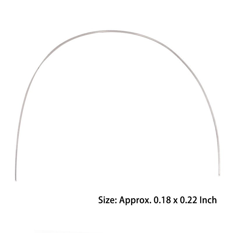 50pcs Orthodontic Rectangular Arch Wire Stainless Steel Elastic Orthodontic Arch