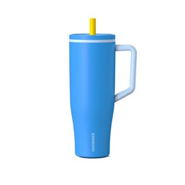 KISSKIND 40oz Leakproof Tumbler 1PC - Stainless steel insulated travel drinkware:_Sky Pop