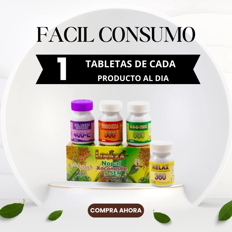 Paquete Naturista Para Bajar De Peso Integral Y Saludable Sin