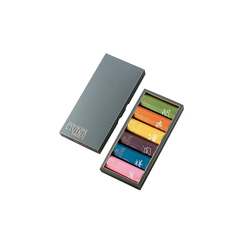 Gyoshodo Incense Incense Incense for Living Room, Assorted 6