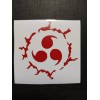 Sasuke Curse Mark Naruto Red Sticker Vinyl Decal Windows/Laptop Waterproof