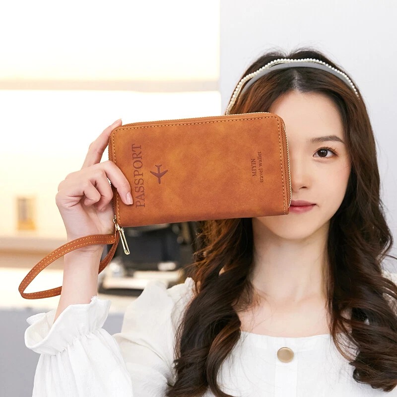 Unbranded Family Passport Holder Card Wallet RFID Blocking Travel Document
