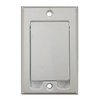 Central Vacuum Square Door Low Volt Inlet Wall Plate -