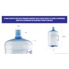 New Wave Enviro BPA Free PET Bottle, 5-Gallon Capacity, Crown