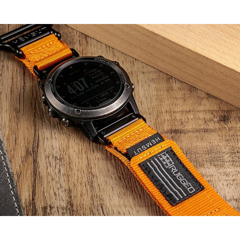 Hemsut Garmin Sports Watch Replacement Band, Nylong, For Fēnix, Forerunner,
