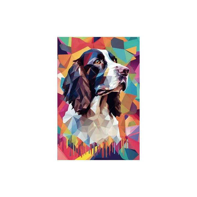Springer Spaniel Dog Gift: 108 Lined Page Notebook, Journal, Diary,