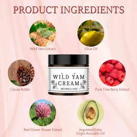 WUSANNA Cream - Yam Root Cream for Women - Moisturising Wild Yam Cream for the