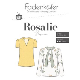 Paper Cut Pattern Bow Blouse Rosalie Ladies