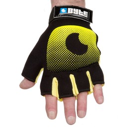 BYTE Hockey-Handschuh für Erwachsene, Linke Hand, Fluo-Gelb, Größe L