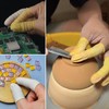 100 Pcs Finger Protectors, Disposable Finger Covers, Latex Anti-Static Finger
