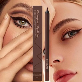 Eye Liner Pencil, 2-in-1 Smudge Proof Eyebrow Pencils Eye Liner Pen, Long-Lasting Beauty Makeup Smooth Eyebrow Pen for Women Girls Travel