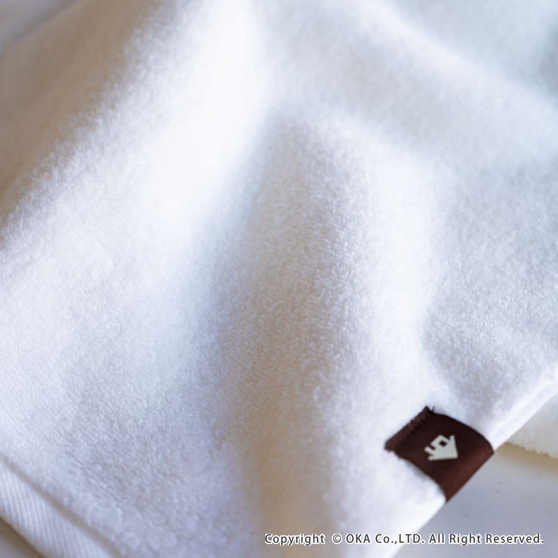 Oka PLYS Priss Base Will Face Towel, Approx. 13.4 x