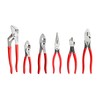 TEKTON Pliers Set, 6-Piece (Groove Joint, Slip Joint, Long Nose,