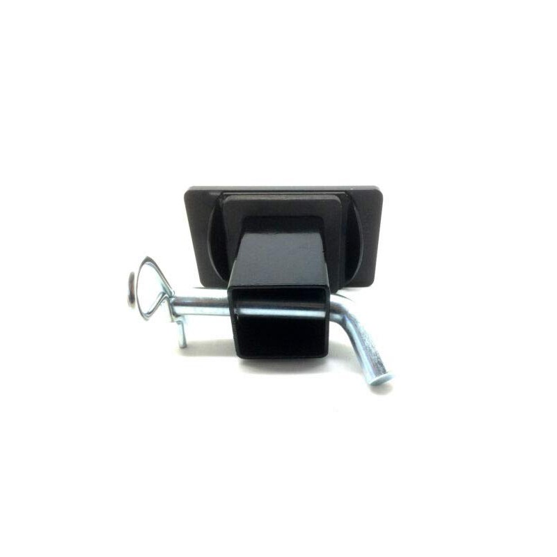 BilletVault Paws and Bones Flag Billet Aluminum Trailer Hitch Cover