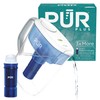 PUR Plus 11-Cup Water Pitcher, 1 Lead-Reducing Filter, Cleaner, Great-tasting