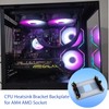 VILHTL AM4 Backplane Motherboard CPU Heatsink Bracket Backplate CPU Fan