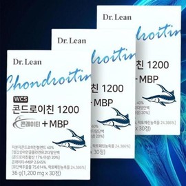 Dr.Lin Chondroitin 1200 Conrate + MBP Sturgeon 30 tablets x 3 boxes (33306016) / 닥터린 콘드로이친 1200 콘레이티 + MBP 철갑상어 30정 x 3박스 (33306016)