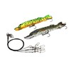 PetrisCatch Set of 2 Wobblers + 4 Steel Leaders, 15