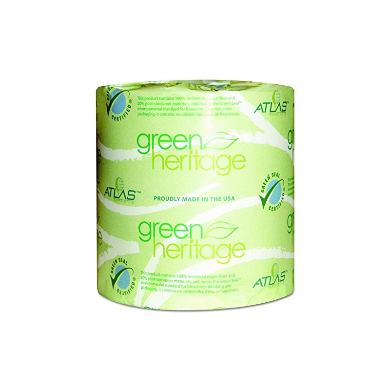 Green Heritage 275 4.5" Length x 3.1" Width, 2-Ply Bathroom