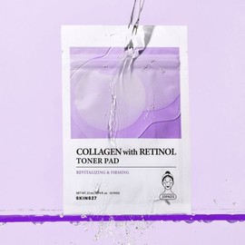 Eunyul Skin627 Collagen with Retinol Toner Pads (10-Pack) / Portable, non-irritating toner pads / 스킨627 콜라겐 위드 레티놀 토너패드 10매입 /휴대성 좋은 자극없는 토너패드