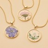 Mint & Lily Pressed Birth Flower Necklace