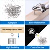 Muzata 10 Pack Eye Screws 3.3 Inch Stainless Steel Screw