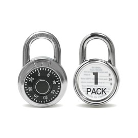 Lock 1 Pack Combination Lock Locker Lock for Gym and School Lockers Safe Combination Padlock Mini Combination Lock，Standard Dial Combination Lock