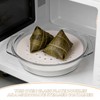 UPKOCH Microwave Steamer with Lid And Ceramic Steaming Tray, 2000ml
