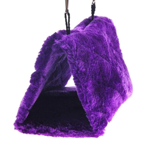 Plush Pet Bird Hut Nest Cdycam Hammock Hanging Cage Warm
