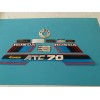 HONDA ATC70 1985 MODEL DECAL GRAPHIC SET (10 DECALS) (*#h04)