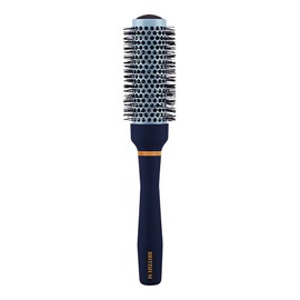 BRITISH M Curling Ceramic Brush Round 33mm – Non-Electric Blowout Brush, Anti-Frizz Styling for a Smooth Salon Look – Ideal for All Hair Types