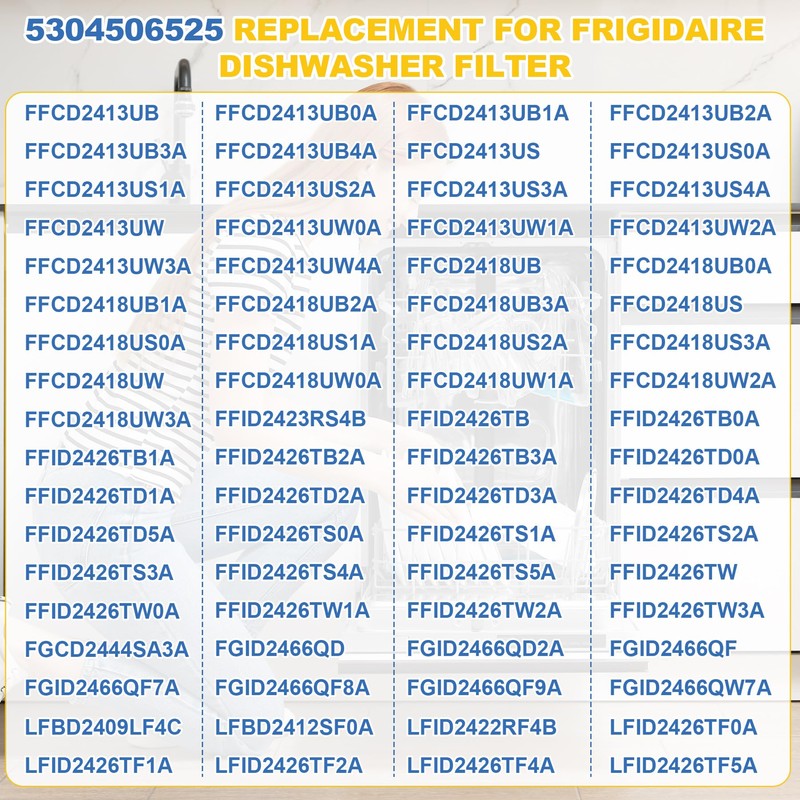 ulapithi 5304506525 Dishwasher Filter Compatible with Frigidaire Dishwasher