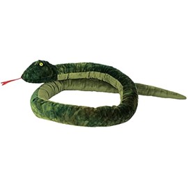 WISHPETS 59" Emerald Snake Stuffed Plush Toy, Green