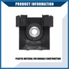 A ABSOPRO No.34406854898 Parking Brake Cable Clip Retainer 1Pcs Black