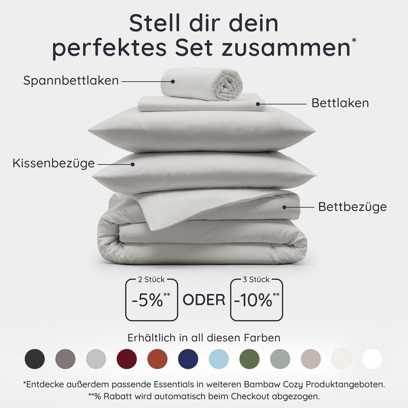 Bambaw fitted sheet, 90 x 190 cm, bamboo, 35 cm