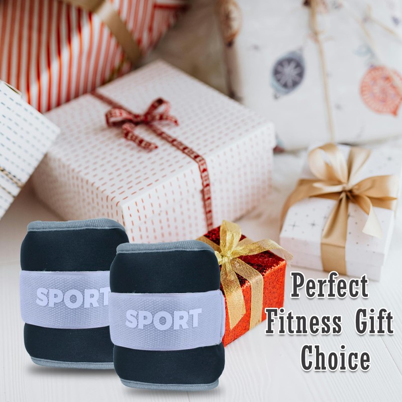 Ankle Weights for Women,4 lbs Medium Intensity Adjustable Arm or