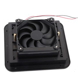 Air Ventilation Window RV Fan 12V Cooling Air Vent, 4W One Way Side Strong Wind Air Fan with Shutters, Strong Wind Air Vent for Motorhome RV
