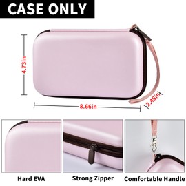 PAIYULE Graphing Calculators Case for Texas Instruments TI-84 Plus/TI-83 Plus CE Color Calculator, Storage Holder for TI-89/for Casio fx-9750GIII for TI-30XS for Cables, Pens, Pencil -Pink(Box Only)