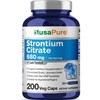 NusaPure Strontium 680 mg 200 Vegetarian Caps (Non-GMO, Gluten Free)