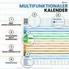 XXL Wandkalender 2026 A1 gefaltet auf A4 E&G Klasse Erwachsene
