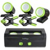 SEAMAGIC 3-Pack Rechargeable LED Work Lights with Portable Case, 360-Degree