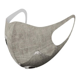 Design Mask, Set of 2, Polyester, Washable, Cloth Mask, Unisex, Japanese Pattern, Mt. Fuji