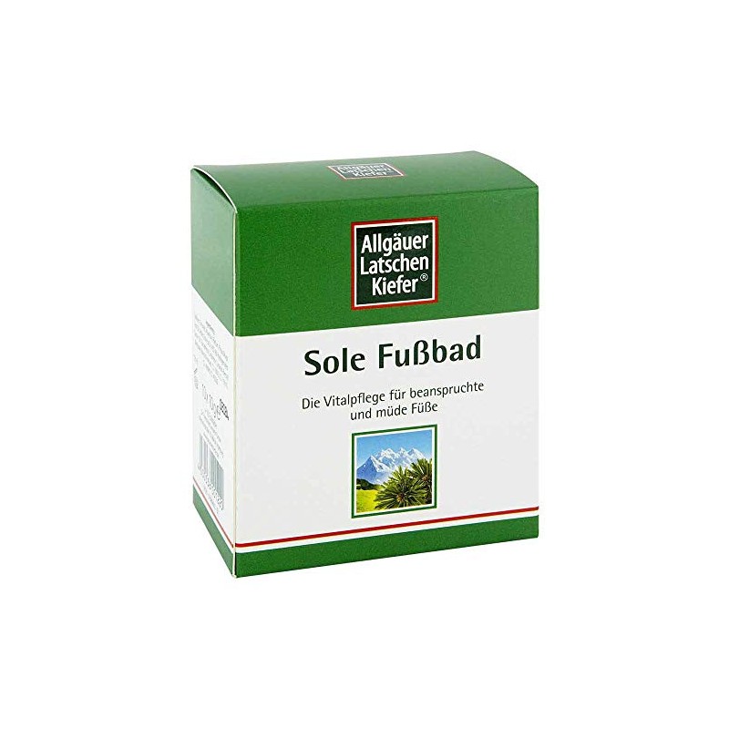 ALLGÄUER LATSCHENK. Sole Foot Bath 10 x 10 g